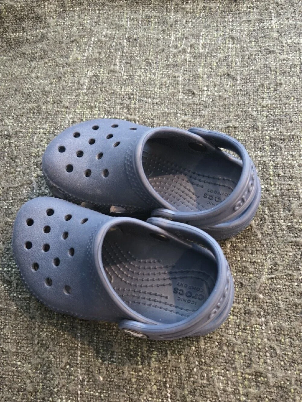 CROCS Kids Navy Clog Sandals